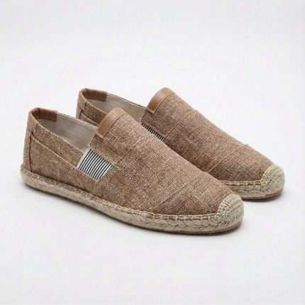 Men’s Linen Panel Espadrilles