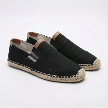 Men’s Linen Panel Espadrilles