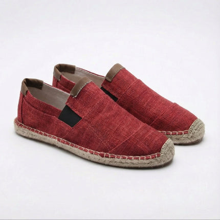 Men’s Linen Panel Espadrilles