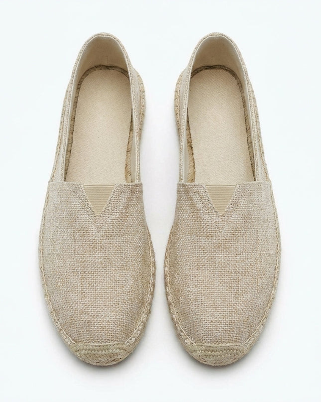 Men’s Linen Slip-On Espadrilles