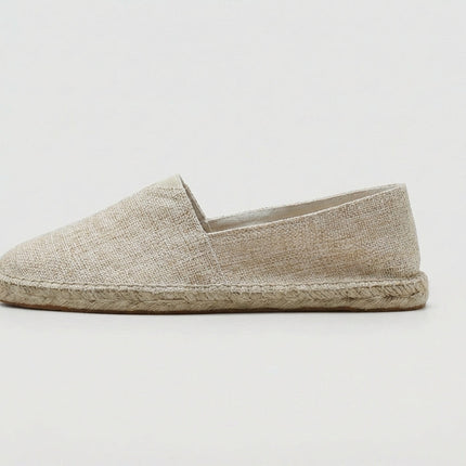 Men’s Linen Slip-On Espadrilles