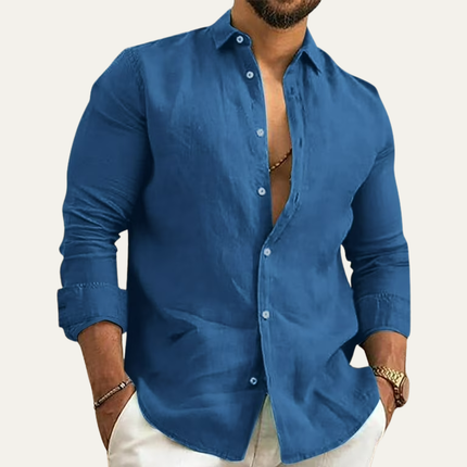 Men’s Long Sleeve Button Front Shirt