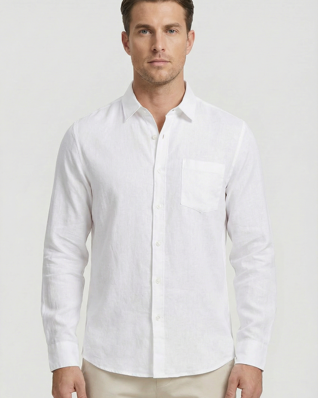 Men’s Long Sleeve Pocket Shirt