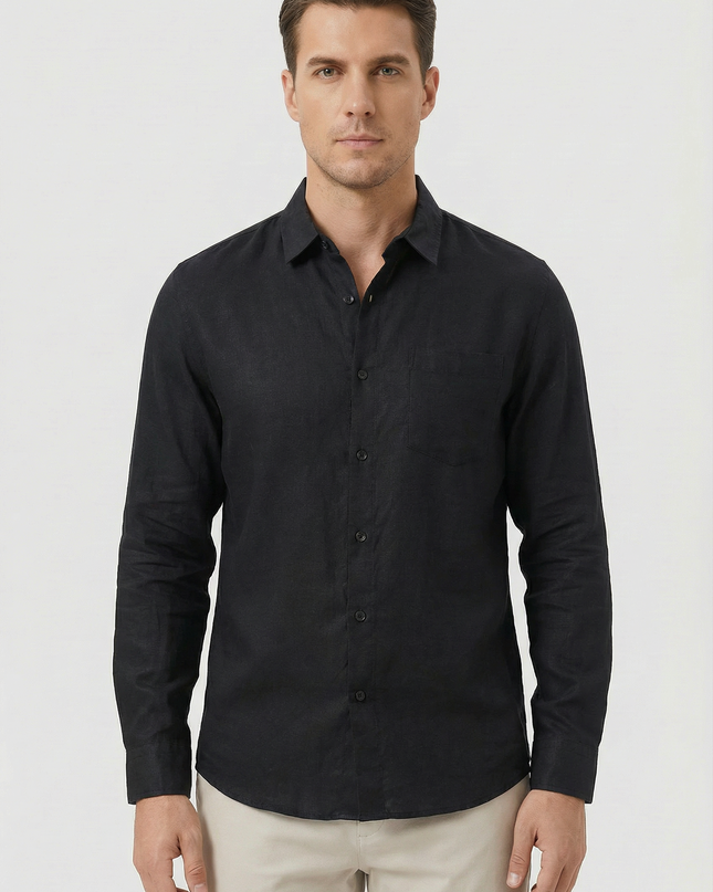 Men’s Long Sleeve Pocket Shirt