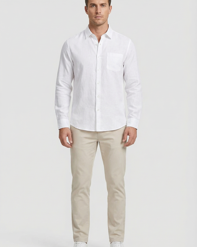 Men’s Long Sleeve Pocket Shirt