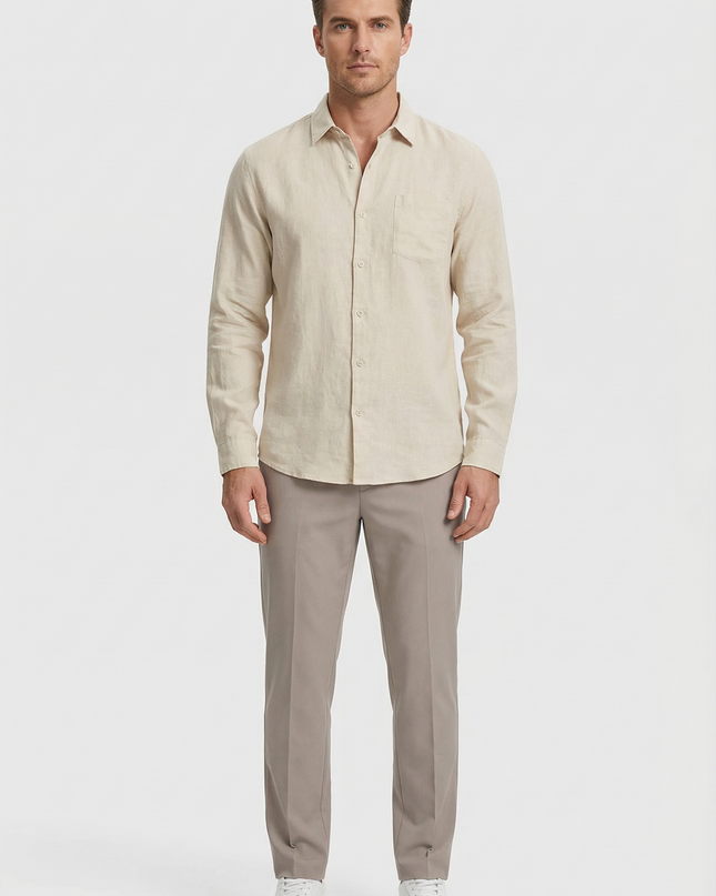Men’s Long Sleeve Pocket Shirt