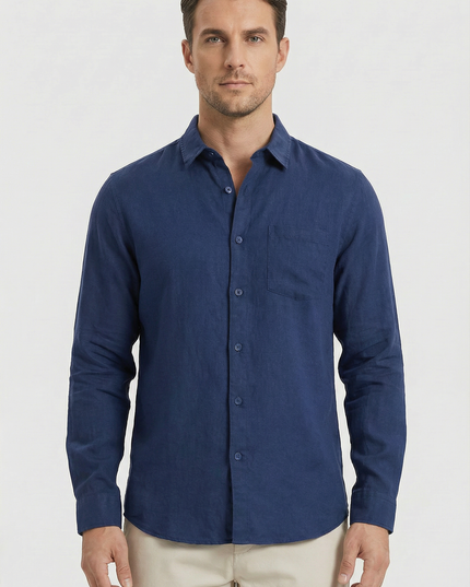 Men’s Long Sleeve Pocket Shirt