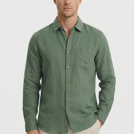 Men’s Long Sleeve Pocket Shirt