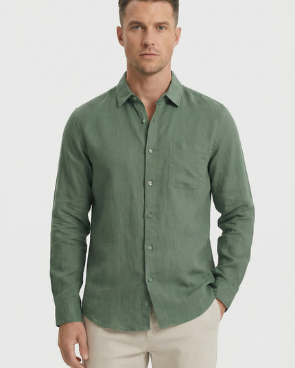 Men’s Long Sleeve Pocket Shirt
