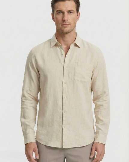 Men’s Long Sleeve Pocket Shirt