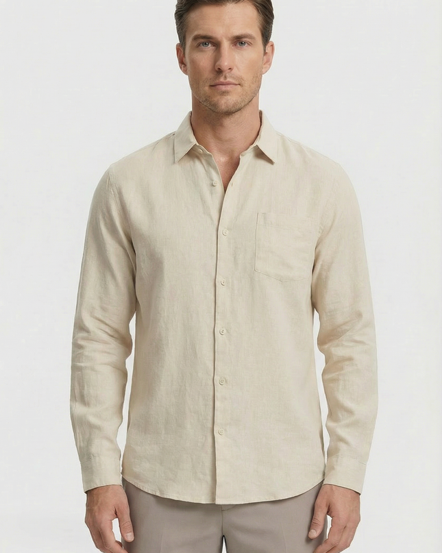 Men’s Long Sleeve Pocket Shirt