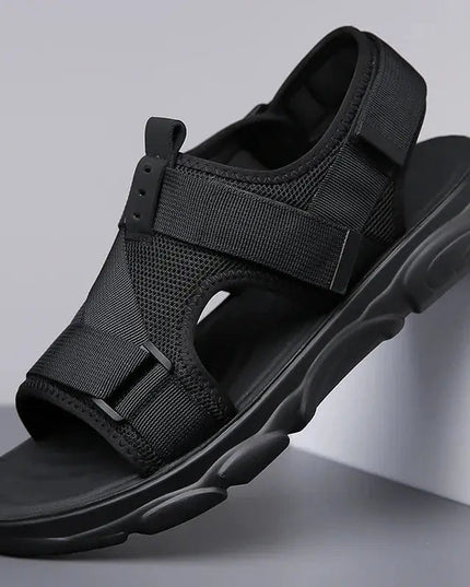 Men’s Mesh Panel Strap Sandals