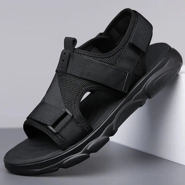 Men’s Mesh Panel Strap Sandals
