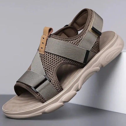 Men’s Mesh Panel Strap Sandals