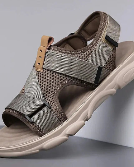 Men’s Mesh Panel Strap Sandals
