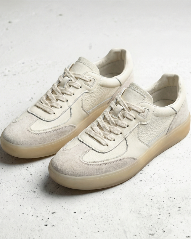 Men’s Panelled Lace-Up Sneakers