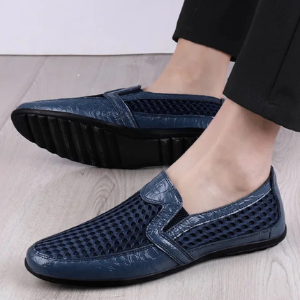 Men’s Perforated Slip-On Casual Loafers