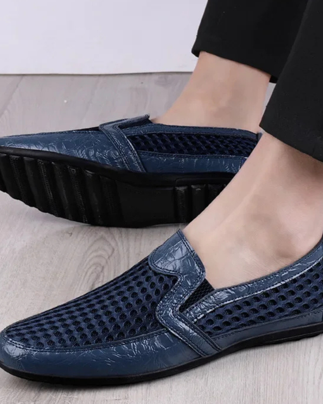Men’s Perforated Slip-On Casual Loafers