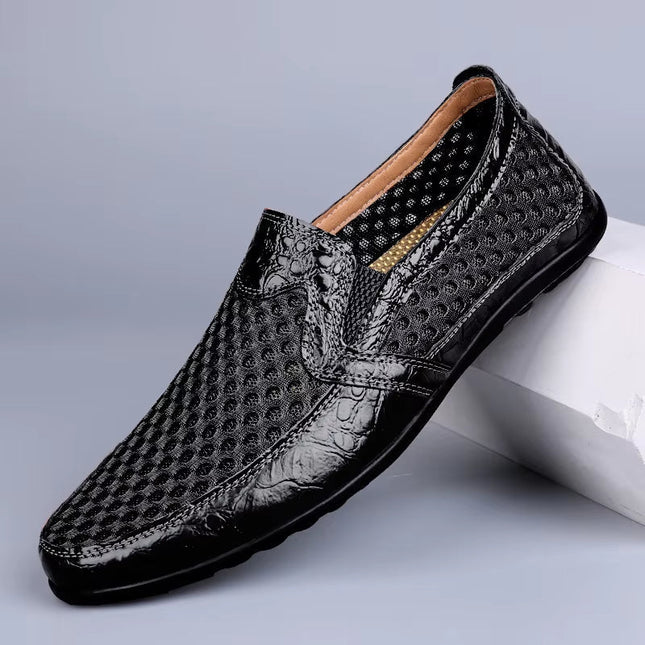 Men’s Perforated Slip-On Casual Loafers