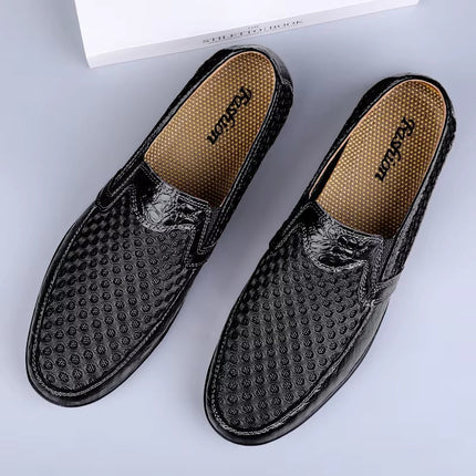 Men’s Perforated Slip-On Casual Loafers