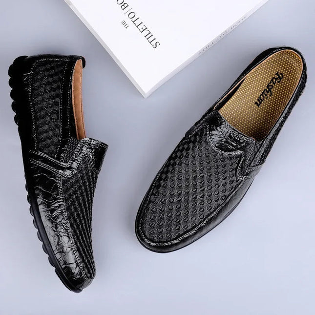 Men’s Perforated Slip-On Casual Loafers