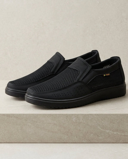 Men’s Perforated Slip-On Casual Shoes