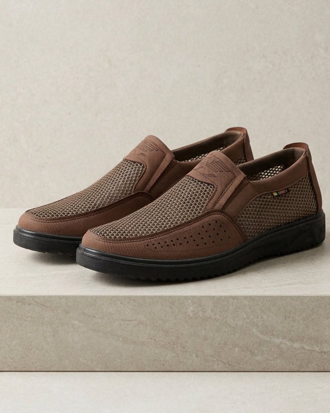Men’s Perforated Slip-On Casual Shoes