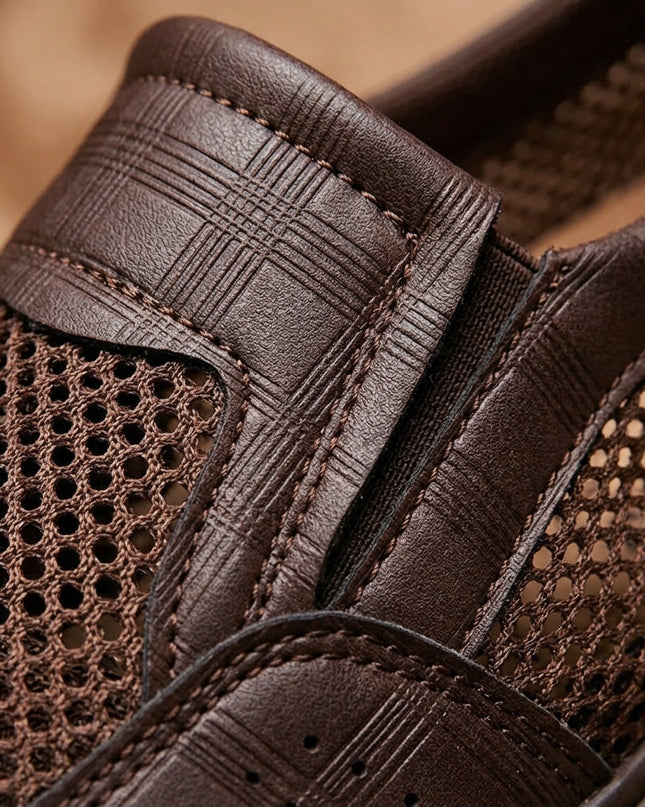 Men’s Perforated Slip-On Casual Shoes