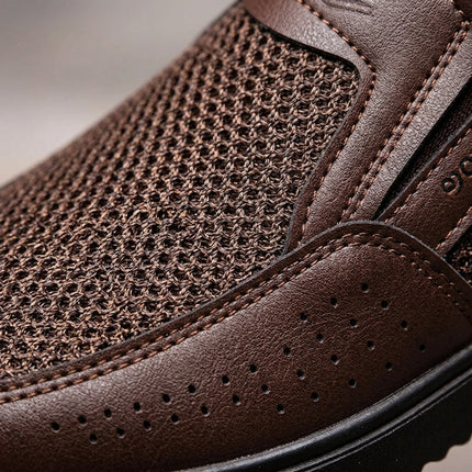 Men’s Perforated Slip-On Casual Shoes