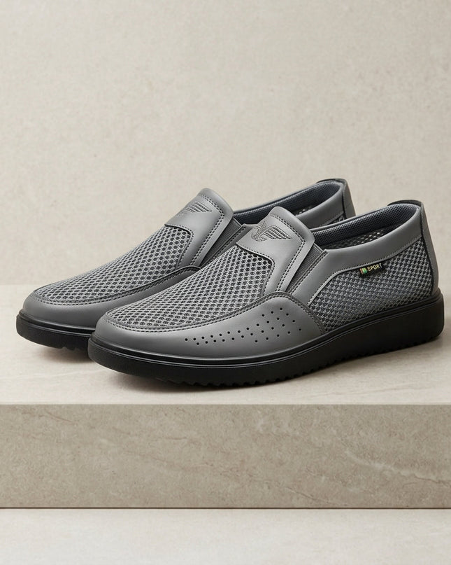 Men’s Perforated Slip-On Casual Shoes