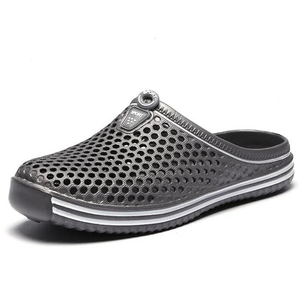 Men’s Perforated Slip-On Clog Sandals