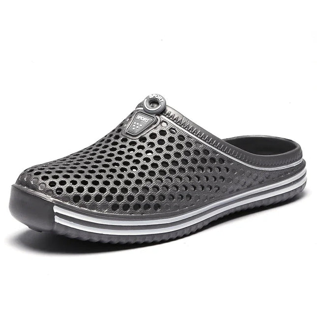 Men’s Perforated Slip-On Clog Sandals