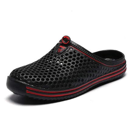 Men’s Perforated Slip-On Clog Sandals