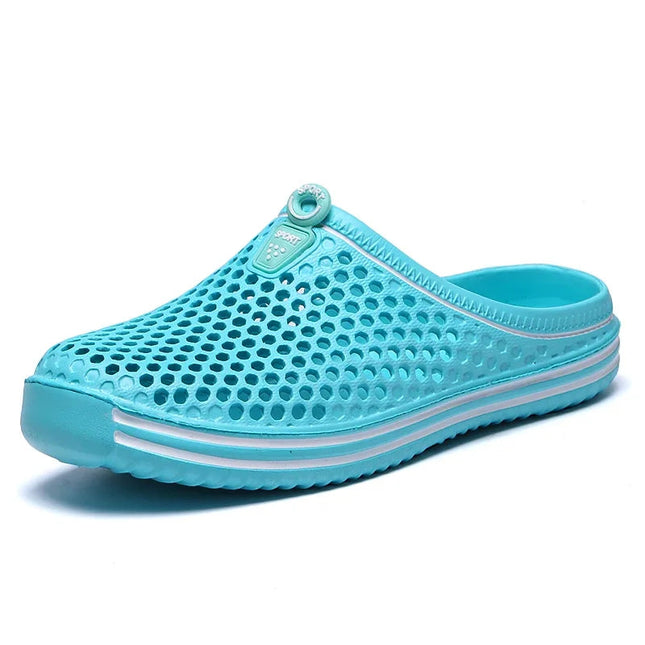 Men’s Perforated Slip-On Clog Sandals
