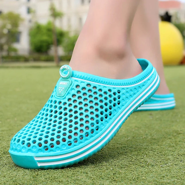 Men’s Perforated Slip-On Clog Sandals