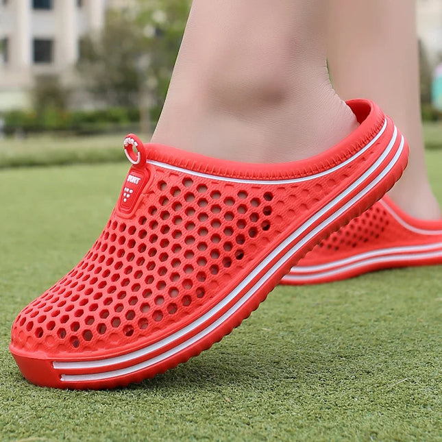 Men’s Perforated Slip-On Clog Sandals