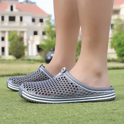 Men’s Perforated Slip-On Clog Sandals