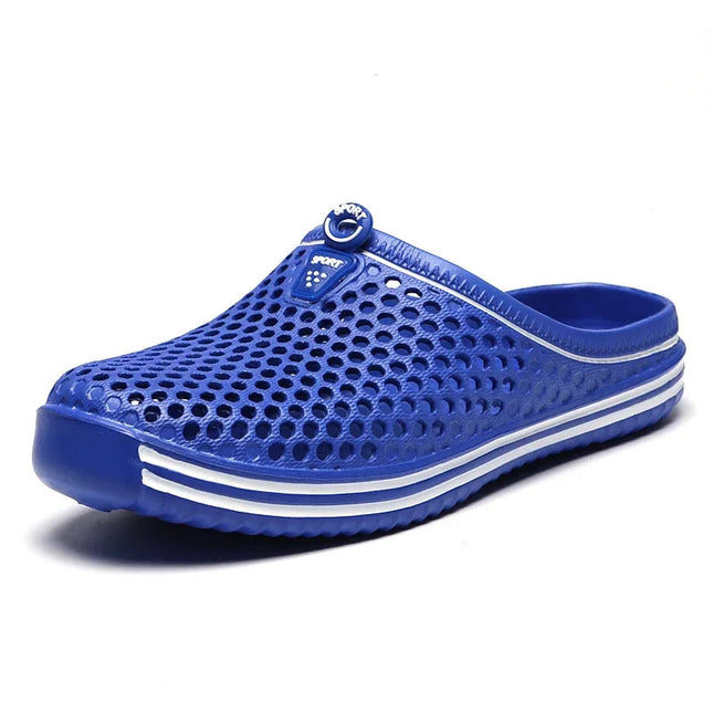 Men’s Perforated Slip-On Clog Sandals