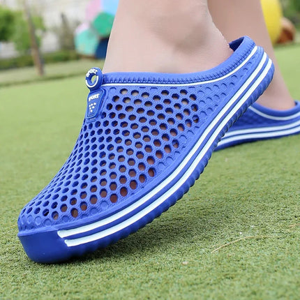 Men’s Perforated Slip-On Clog Sandals