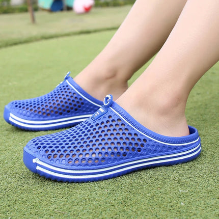 Men’s Perforated Slip-On Clog Sandals