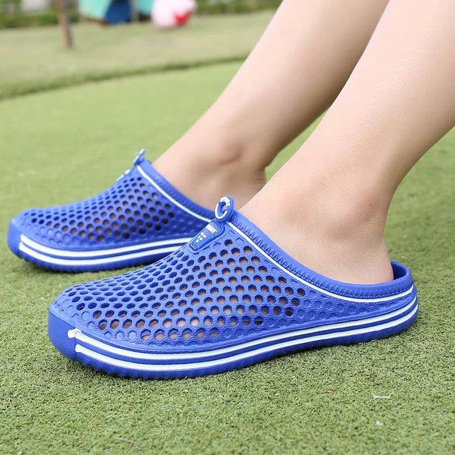 Men’s Perforated Slip-On Clog Sandals