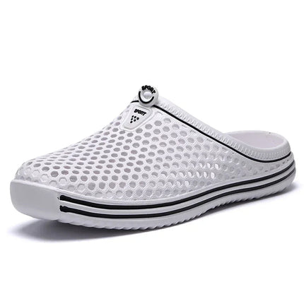 Men’s Perforated Slip-On Clog Sandals
