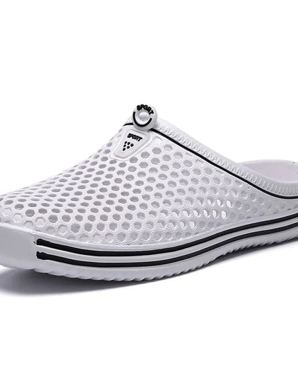 Men’s Perforated Slip-On Clog Sandals