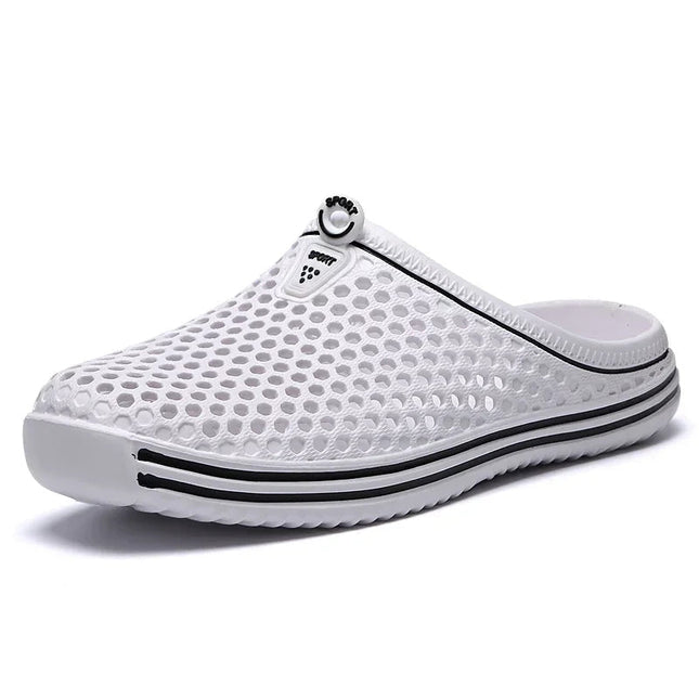 Men’s Perforated Slip-On Clog Sandals