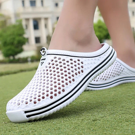 Men’s Perforated Slip-On Clog Sandals