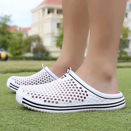 Men’s Perforated Slip-On Clog Sandals