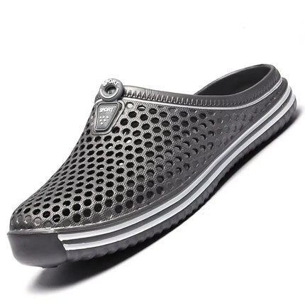 Men’s Perforated Slip-On Clog Sandals