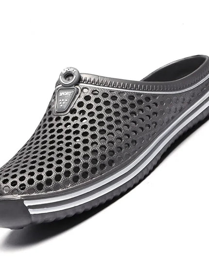Men’s Perforated Slip-On Clog Sandals