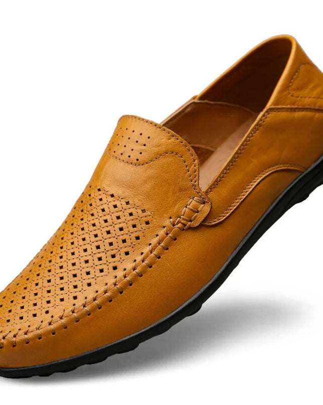 Men’s Perforated Slip-On Loafers