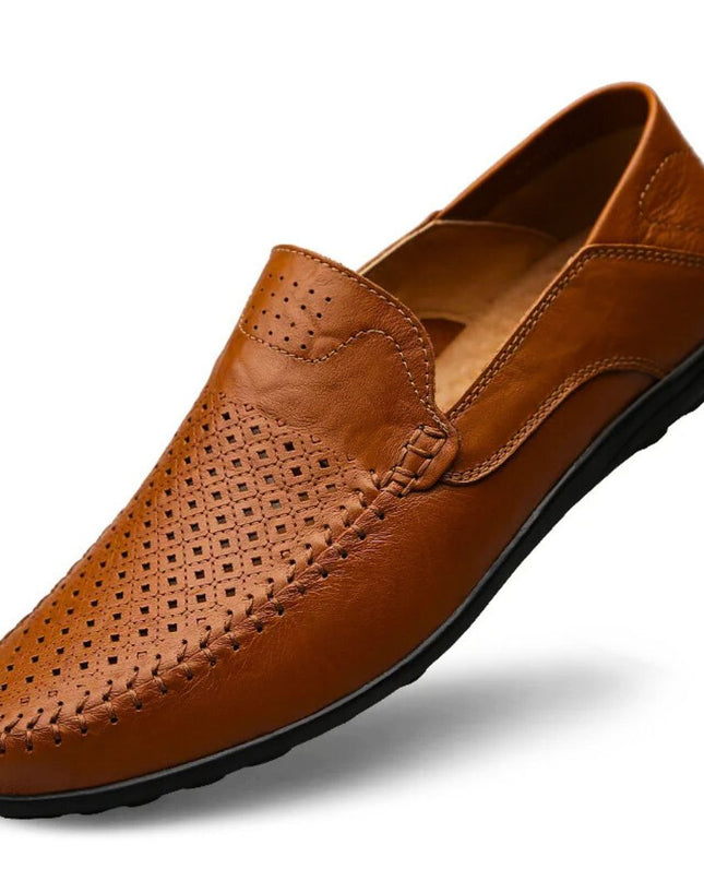 Men’s Perforated Slip-On Loafers